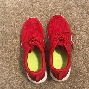 Red Nike Roshe Runs